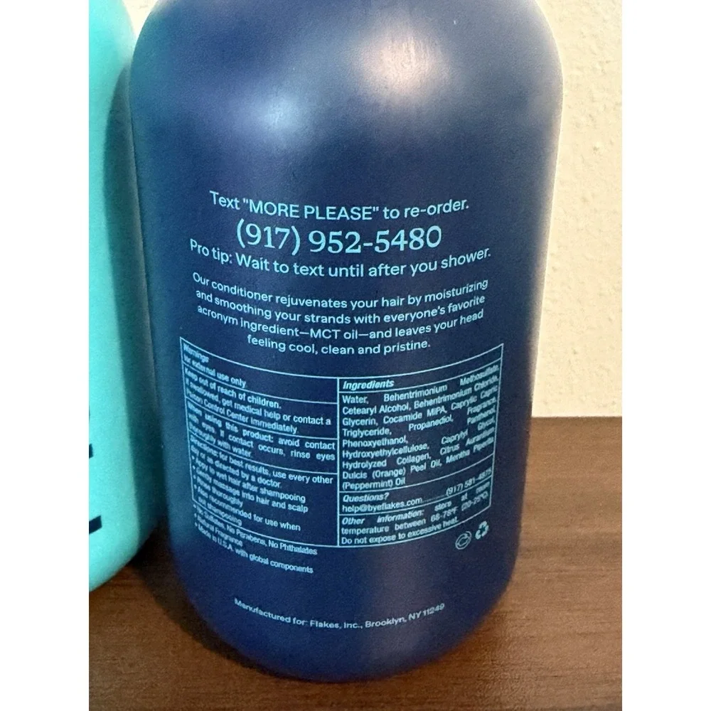 Flakes Moisturizing Anti-Dandruff Conditioner  Yuzu Brazil 9 oz NEW Sealed